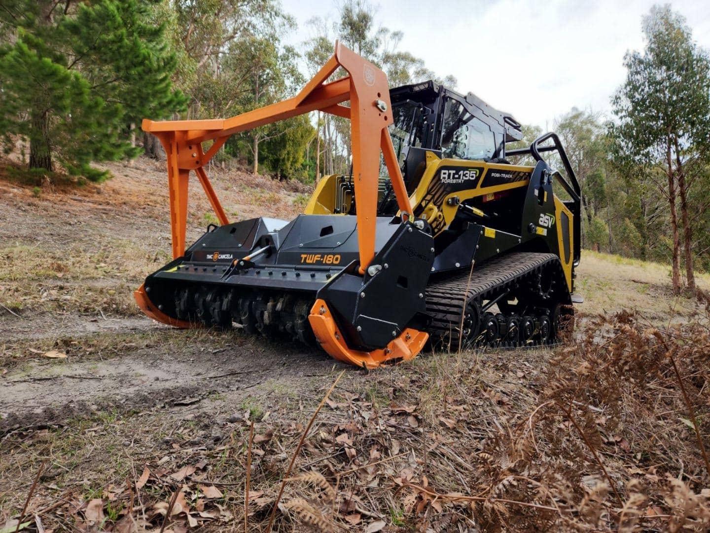 Landman Drum Mulcher, 60/72, SSQA,Skid Steer
