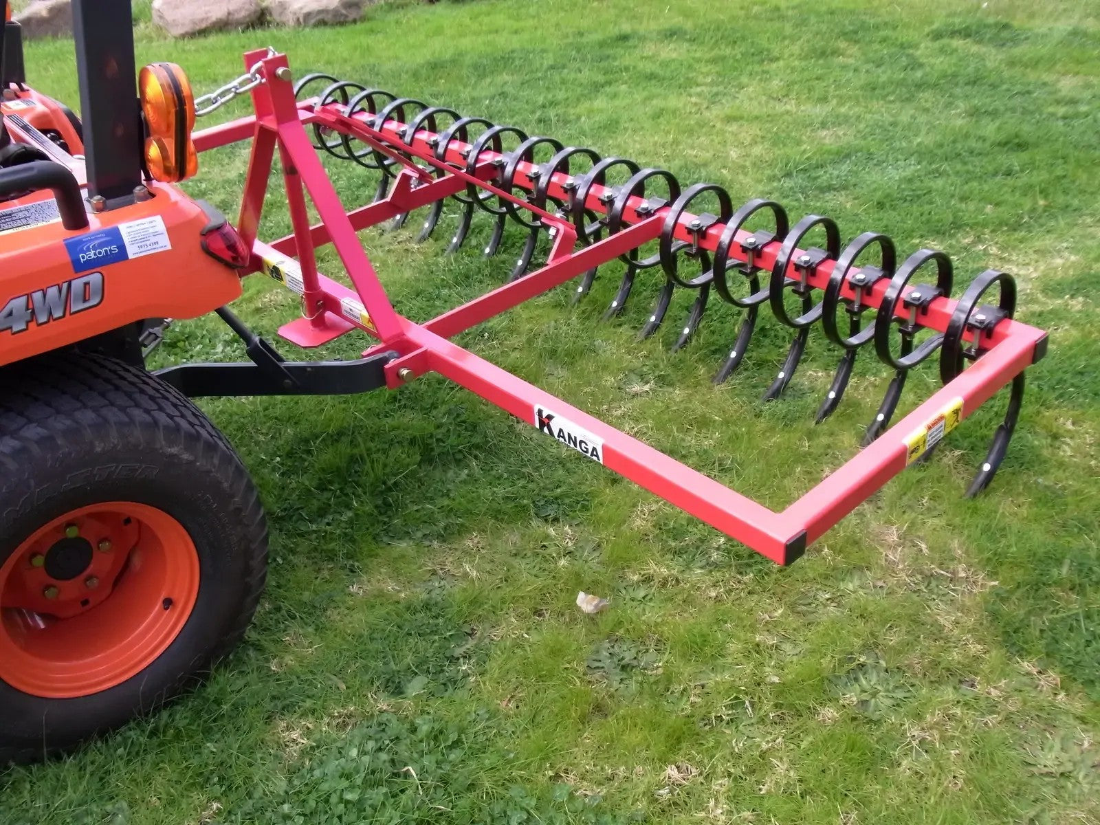 Landman Landscape Rake, 72", 3-Pt, CAT-1