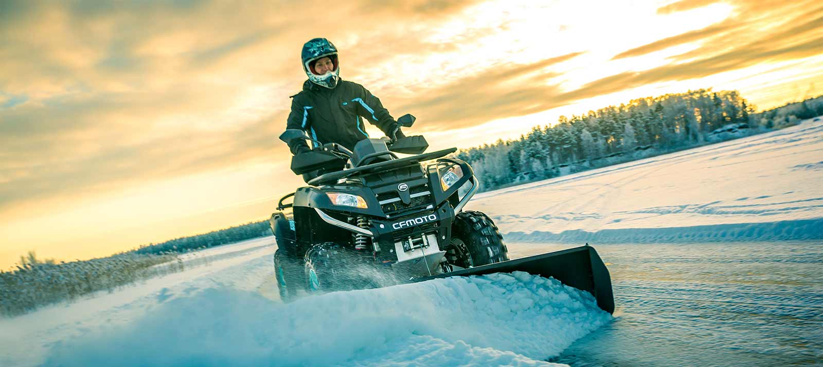 Landman Snow Plow, Front-Mount, ATV-UTV